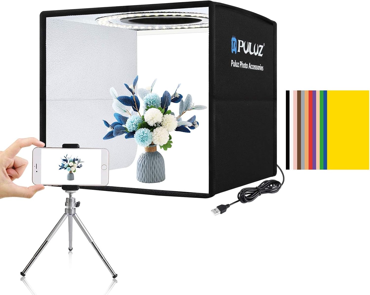 Photography Lighting Rgb - RGB LED Panel Video Light with