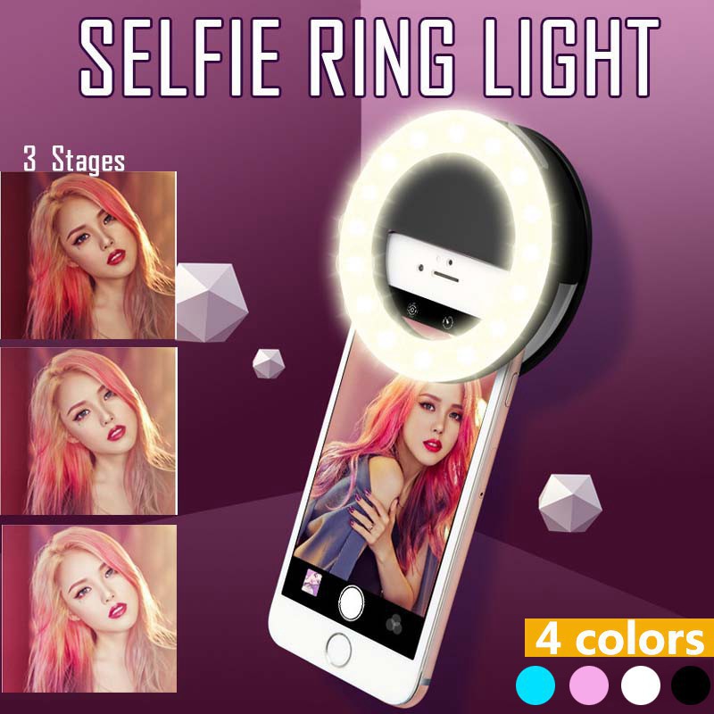Photography Lighting Tent - LED Selfie Ring Light 3 Level
