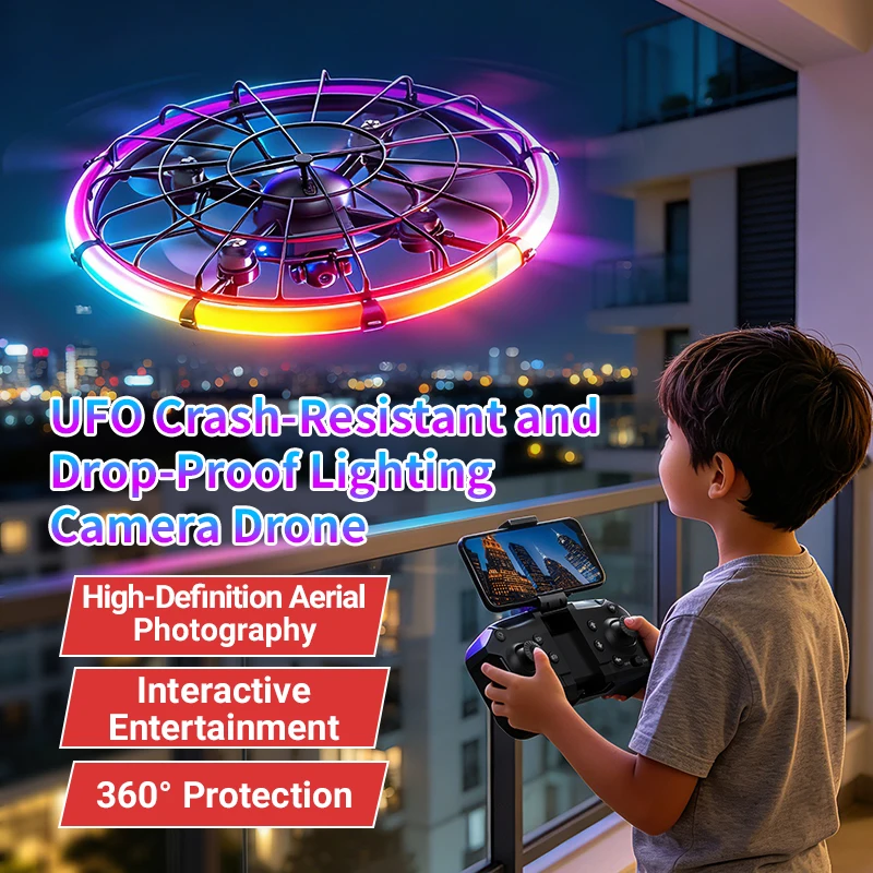 Photography Lighting Rgb - JJRC H145 UFO RC Drone with