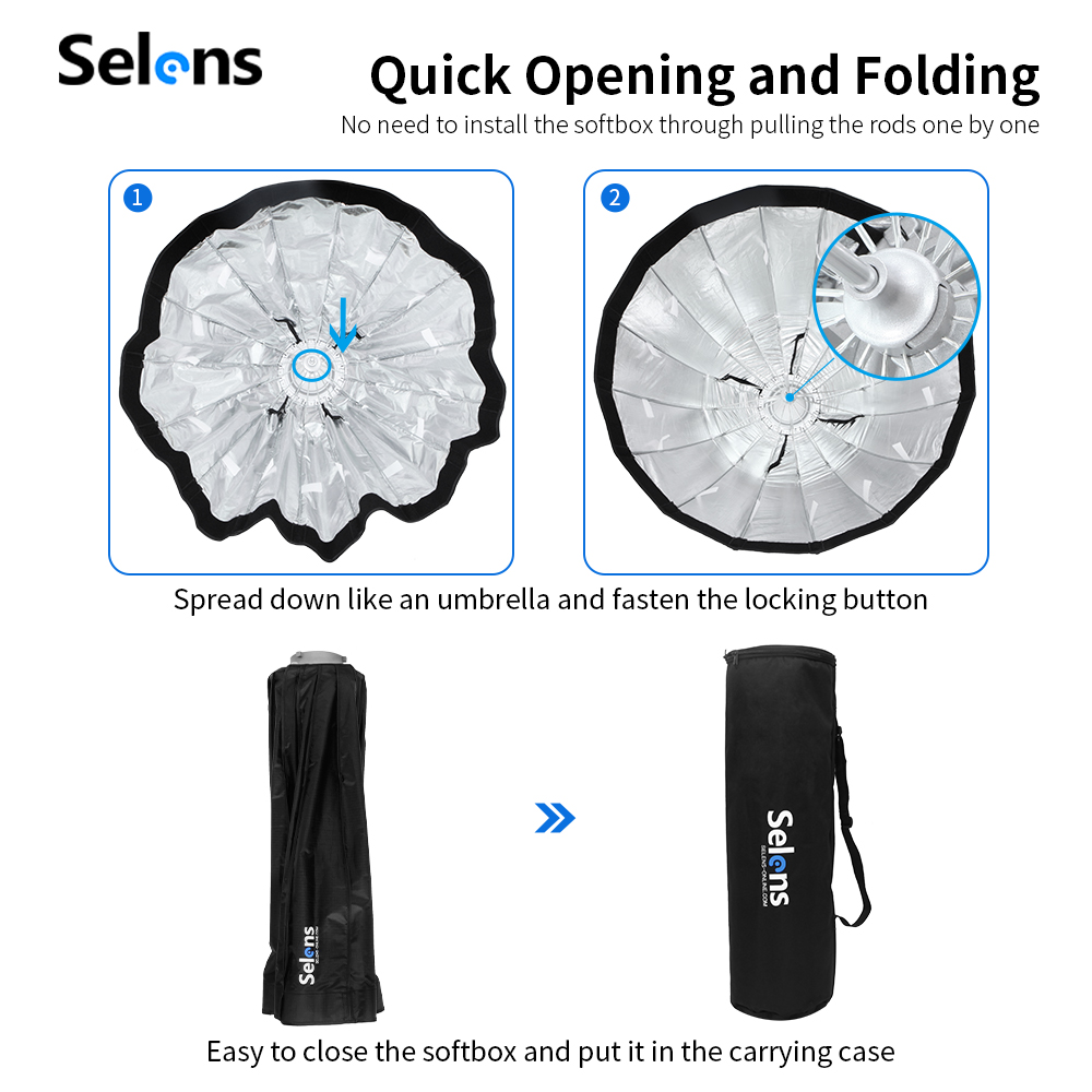Selens Deep Parabolic Softbox  - огляд і ціна Parabolic Umbrella Deep