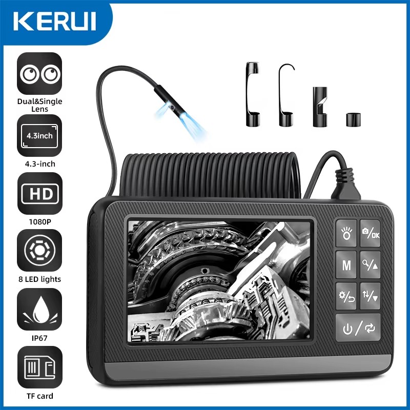 KERUI Dual Lens Industrial End - огляд і ціна Macro Photography Led Lighting