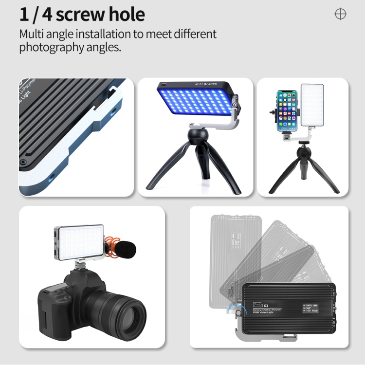 Pixel G3 Flat Panel RGB Fill L - огляд і ціна Photography Lighting Rgb