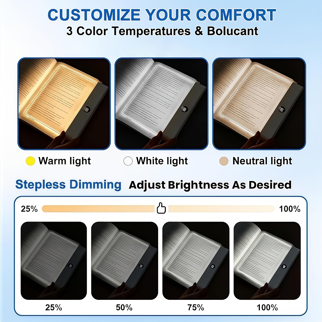 LED Book Light and Night Light - огляд і ціна Photography Lighting Book