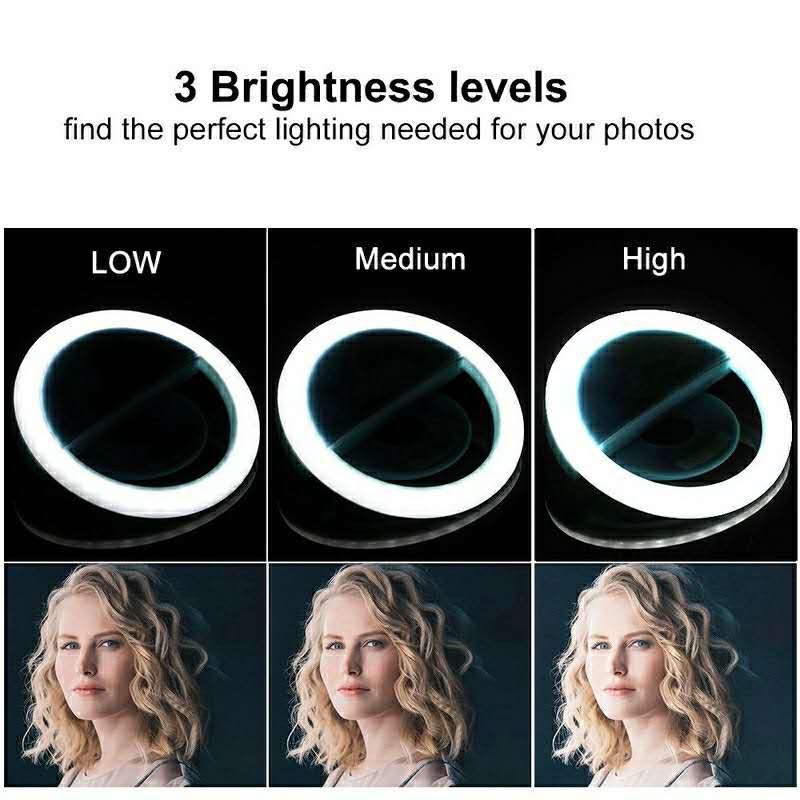 LED Selfie Ring Light 3 Level  - огляд і ціна Photography Lighting Tent