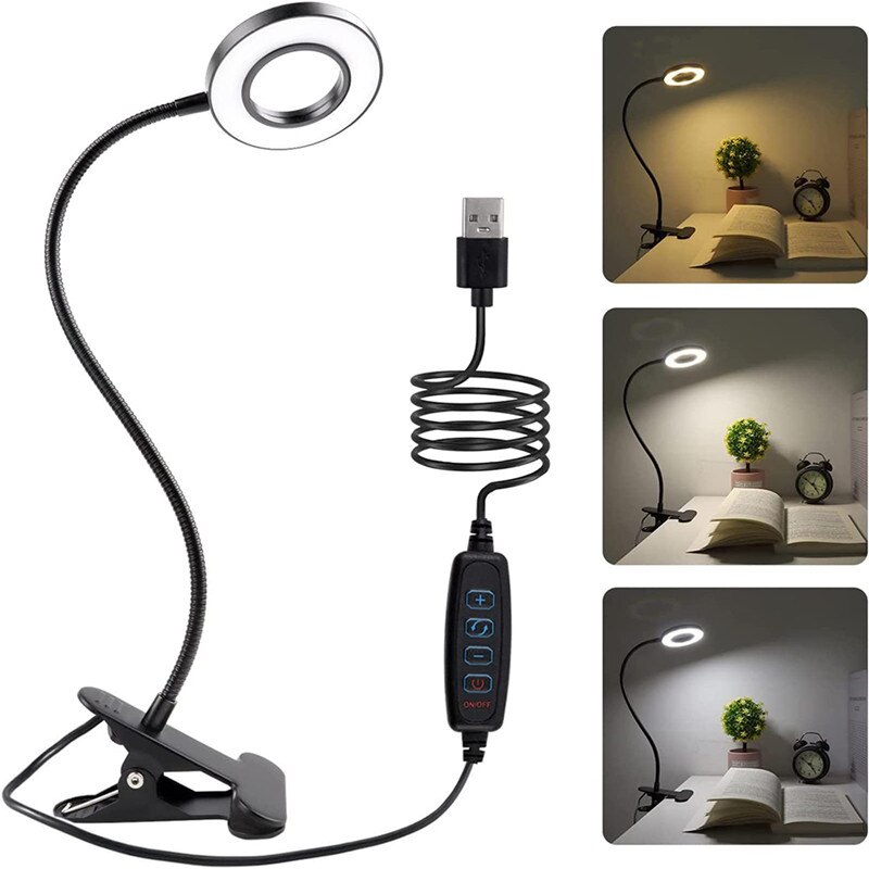 48 LEDs Desk Lamp Clip USB Boo - огляд і ціна Photography Lighting Book