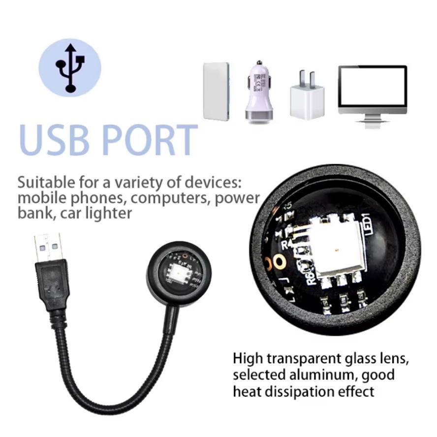 Led 5V Colorful USB Sunset Lam - огляд і ціна Photography Lighting Mood