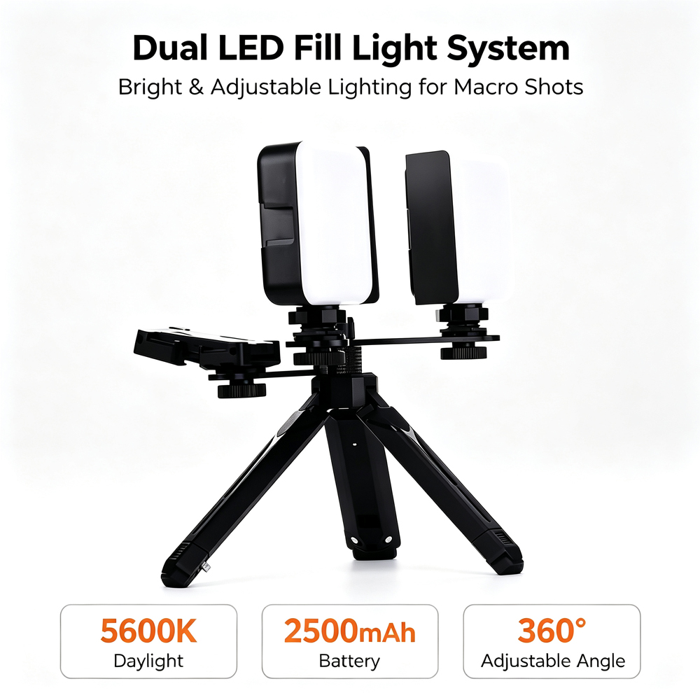 LODDEN Bluetooth Dental Fill L - огляд і ціна Macro Photography Led Lighting