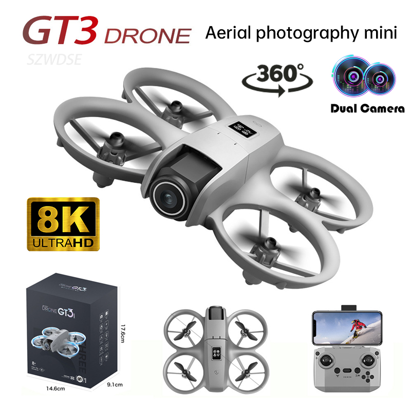 NEW GT3 Mini Foldable Drone Wi - огляд і ціна Photography Lighting Position