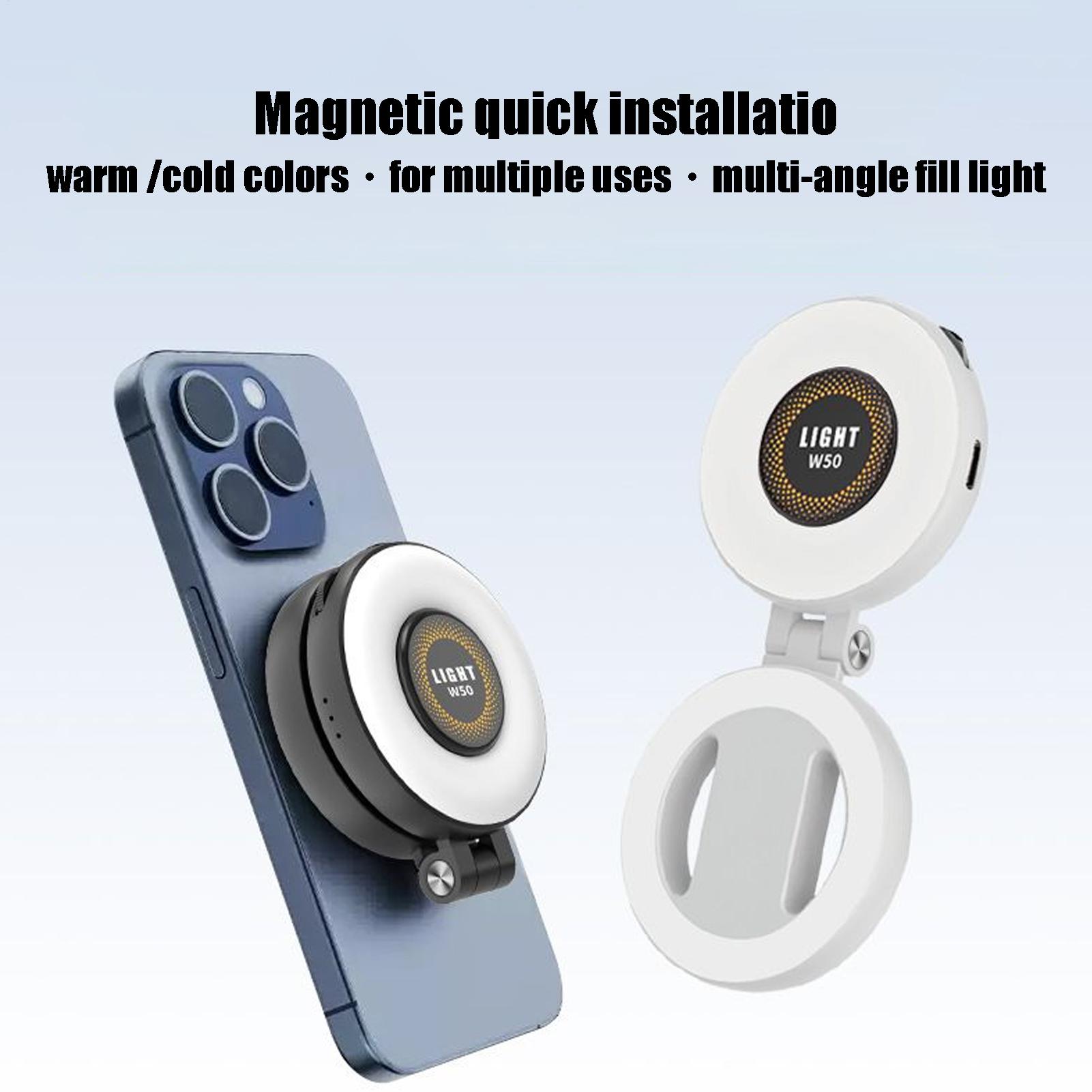 Magnetic Selfie Light 3 Modes  - огляд і ціна Makeup Photography Lighting