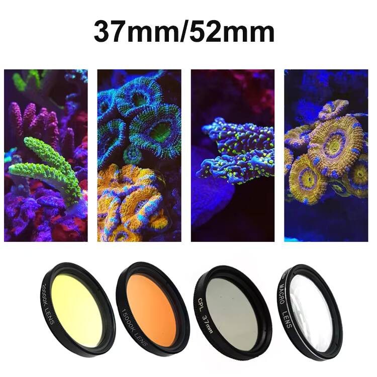 37mm 52mm 6 In1/4in1/for Blue  - огляд і ціна Photography Mobile Lighting