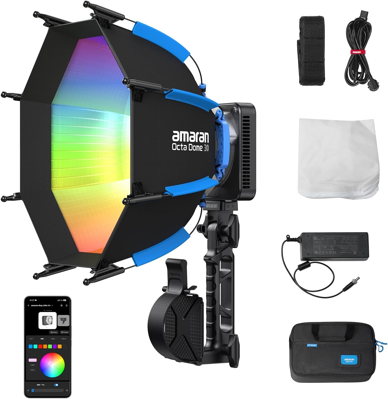 120W RGB LED Video Light, Port - огляд і ціна Photography Lighting Rgb