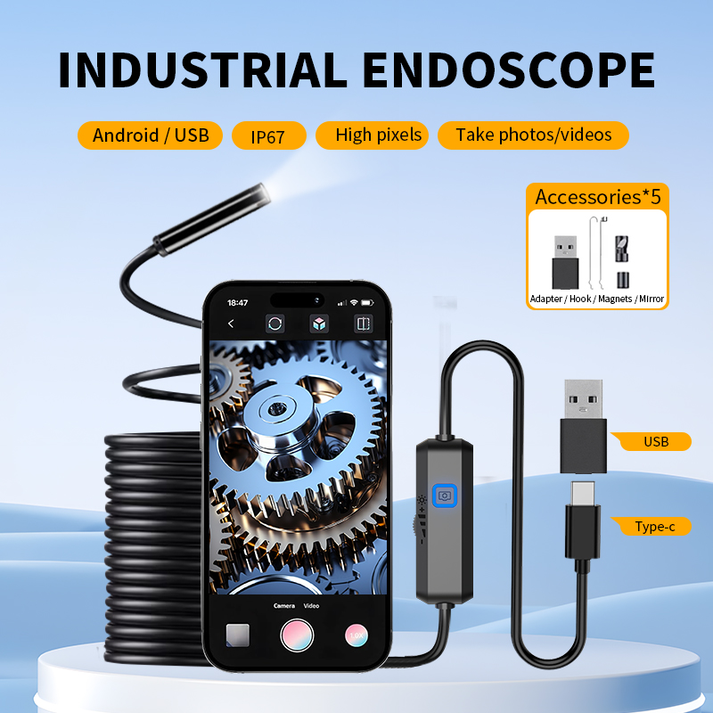 NEW USB Endoscope for OTG Andr - огляд і ціна Macro Photography Led Lighting
