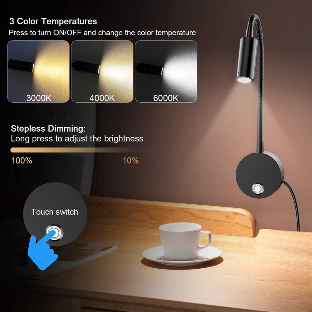 2pcs 5V USB Bedside Wall Readi - огляд і ціна Photography Lighting Book