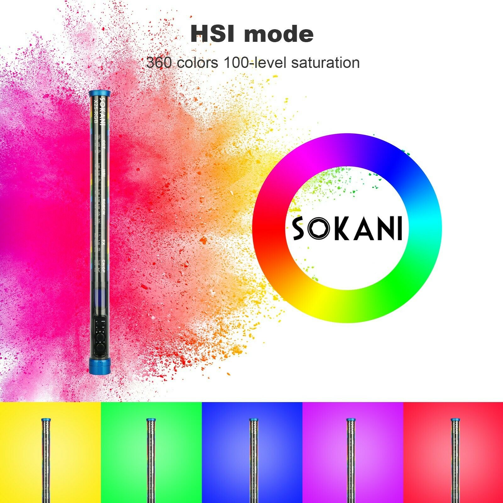 Sokani X25 RGB LED Video Light - огляд і ціна Photography Lighting Rgb