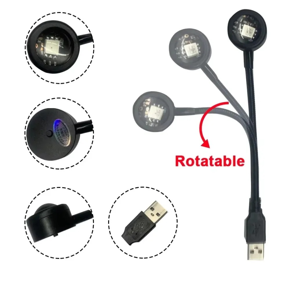 USB LED RGB Sunset Light Proje - огляд і ціна Photography Lighting Mood