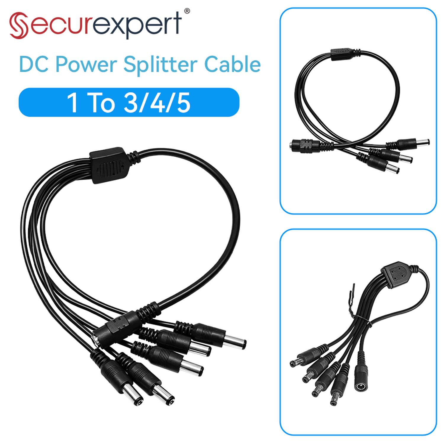 5.5x2.1mm 1 to 3/4/5 Way DC Po - огляд і ціна Photography Led Lighting Kit