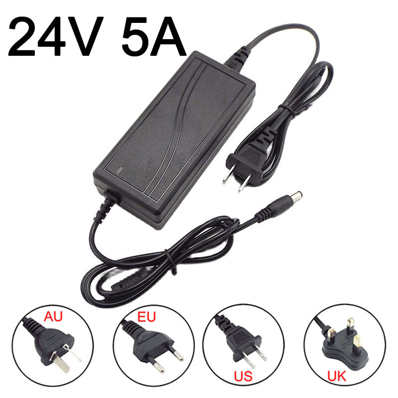 24V 5A 5000ma Power Supply AC  - огляд і ціна Macro Photography Led Lighting