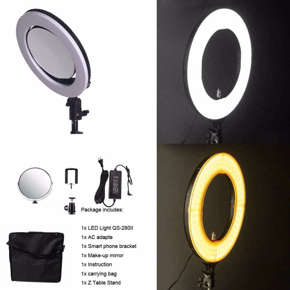 10'' QS-280II 95RA Bicolor LED - огляд і ціна Photography Lighting Learning