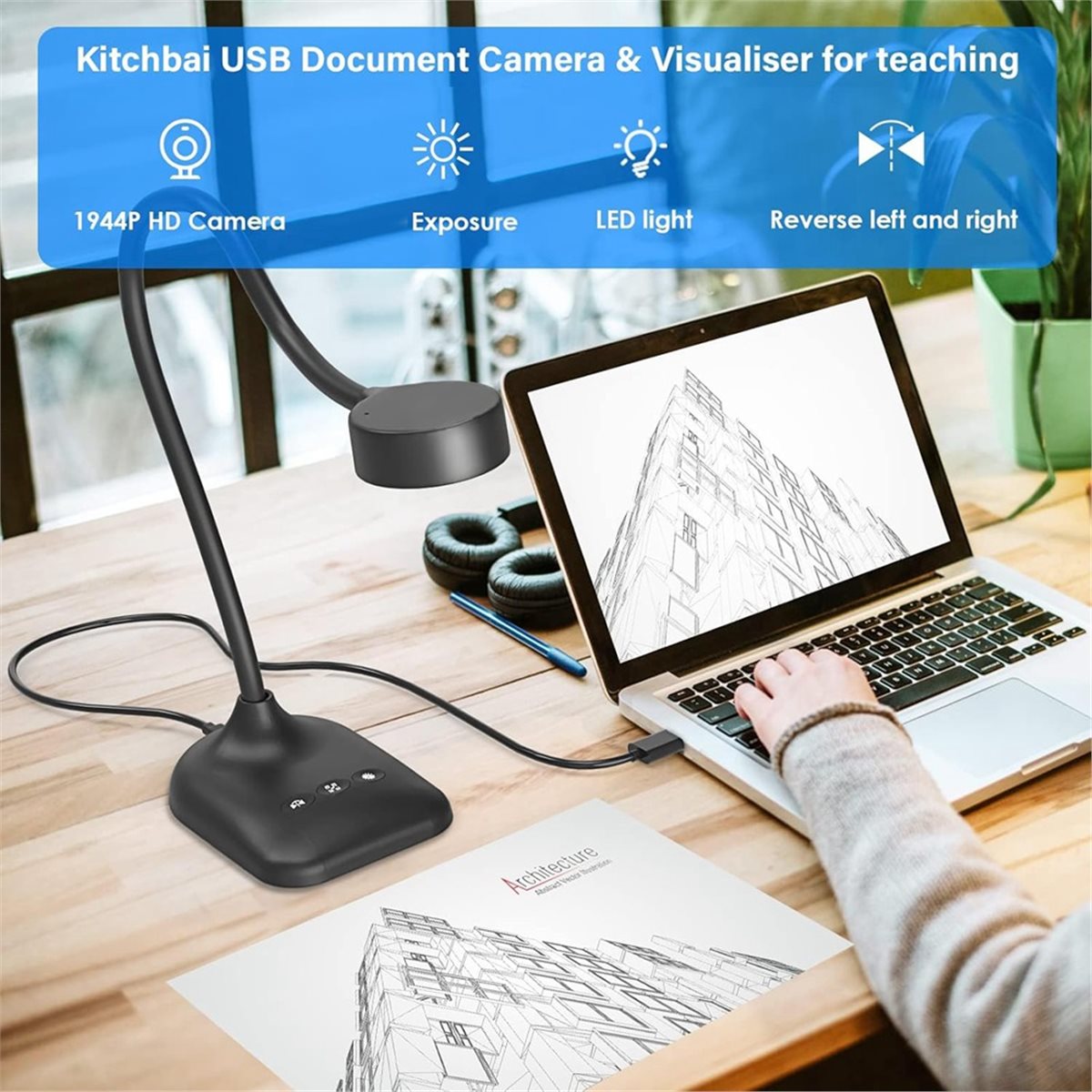 AU47-USB Document Camera, Docu - огляд і ціна Photography Lighting Learning