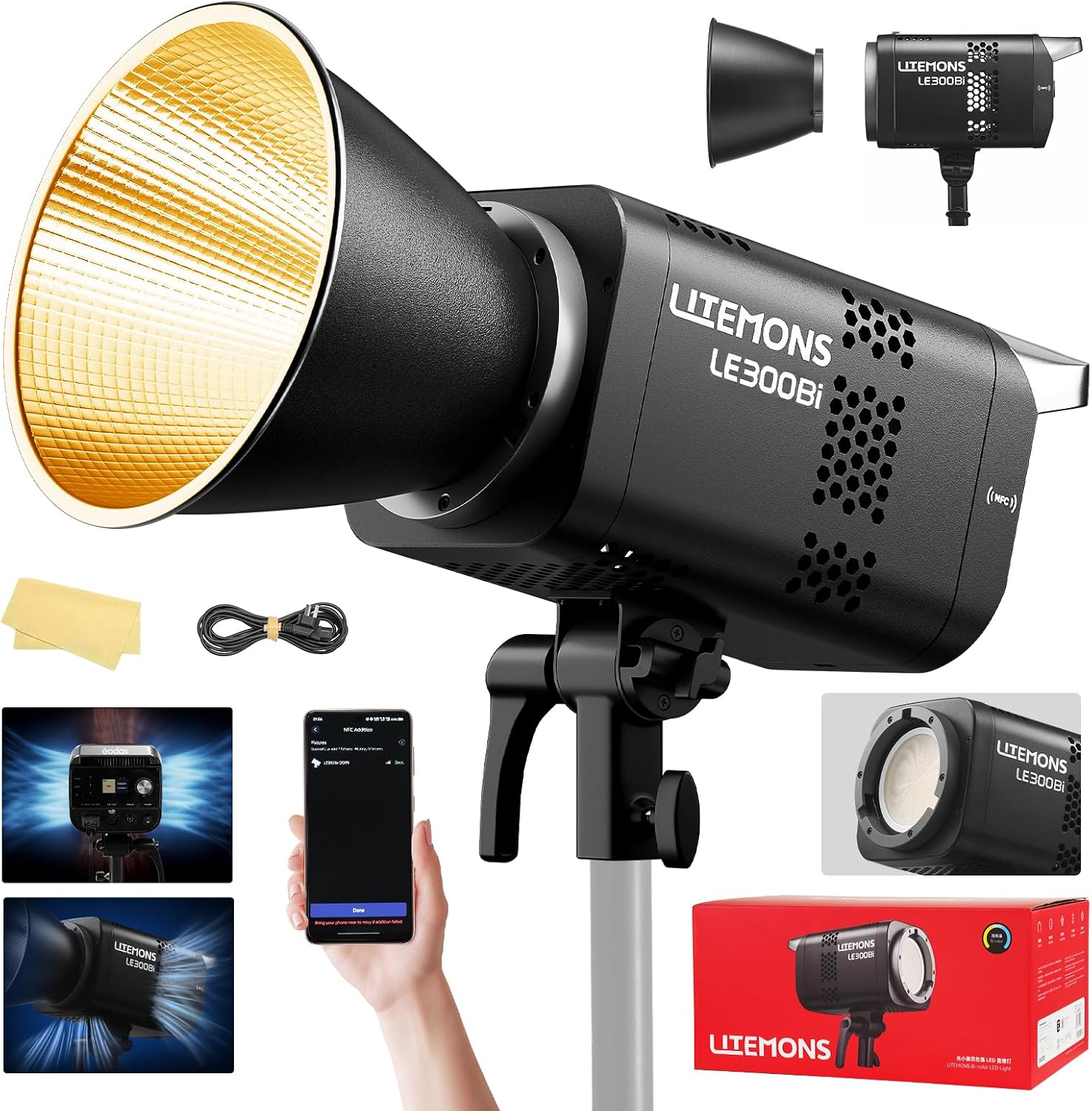 RGB LED Video Lighting Kit, 3- - огляд і ціна Photography Lighting Rgb