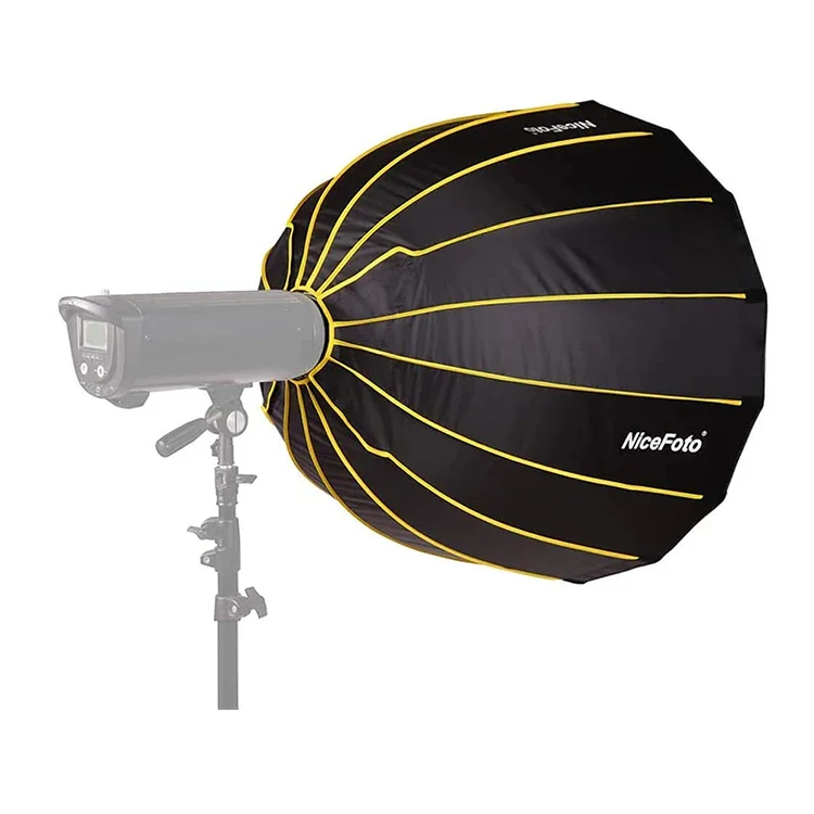 NiceFoto LED 35inch/90cm Quick - огляд і ціна Parabolic Umbrella Deep