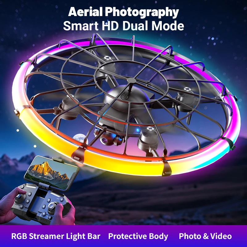 JJRC H145 UFO RC Drone with Du - огляд і ціна Photography Lighting Rgb
