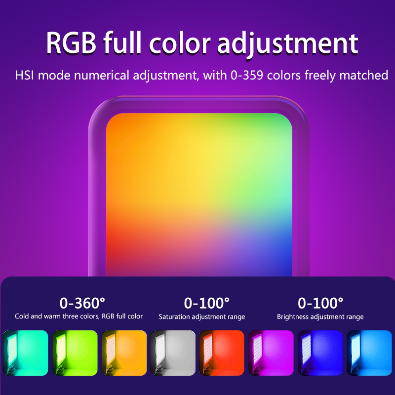 Portable Mini RGB Video Light  - огляд і ціна Photography Lighting Rgb